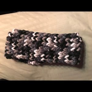 Neutral knitted ear warmer (handmade)